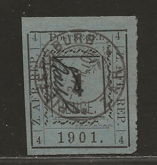 TRANSVAAL SC# 184   VF/CTO