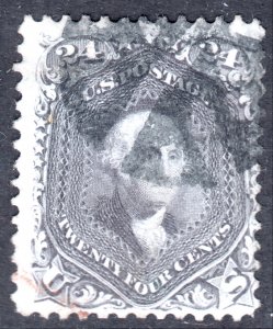 #78 Used, Fine+, Fancy cancel (CV $400 - ID24613) - Joseph Luft