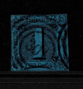 Thurn and Taxis SC# 4, Used (Noted Mi# 4), w/ 301 in Cancel - S3748