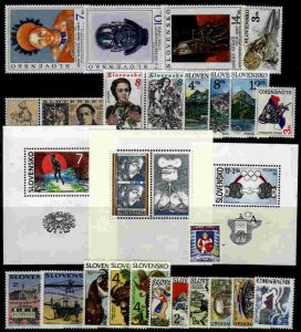 SLOVAKIA MNH Complete Year sets 1996 with Miniature sh