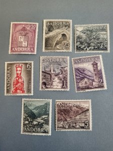 Stamps Spanish Andorra Scott 350-7 h