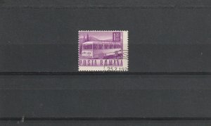 ROMANIA STAMPS BUS CAR DEFINITIVES UZUALE POST USED MOVED PRINT
