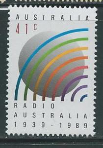 Australia 1162 1989 50th Radio Australia single MNH