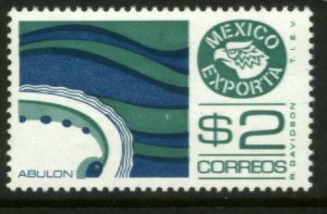MEXICO Exporta 1117a $2P Abalone Unwmkd Fosfo Paper 5 MINT, NH. VF.