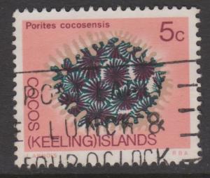 Cocos Keeling Islands Sc#12 Used