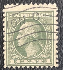 US #525 Used (P11) - 1c Washington 1918 [US36.2.4]