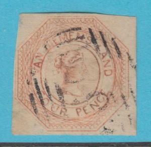 TASMANIA 2  USED - SG 7 - REPAIRED LOWER LEFT CORNER - LARGE MARGINS- PMS