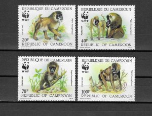 CAMEROUN 1988 WWF SG 1115/8 MNH