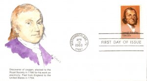 #2038 Joseph Priestley Watercolors FDC