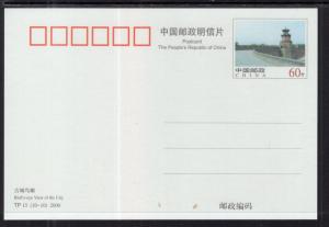 China Bird's Eye View of the City Postal Card Unused