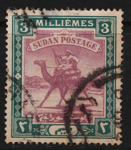 Sudan 1902/1921 Camel Post 3M (1/11) USED