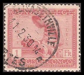 Belgian Congo 105 Used VF