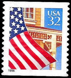 # 3133 USED FLAG OVER PORCH