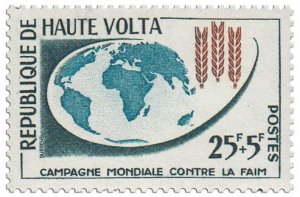 UPPER VOLTA - 1963 - World Campaign Against Famine - Perf 1v - Mint Never Hinged