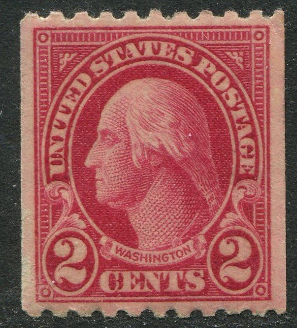 606a 2¢ Washington Carmine Lake Shade Mint NH XF SUPERB