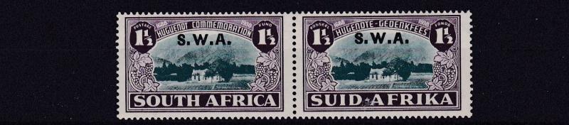 SOUTH WEST AFRICA  1939   S G 113  1 1/2D + 1 1/2D HUGUENOTS    MH