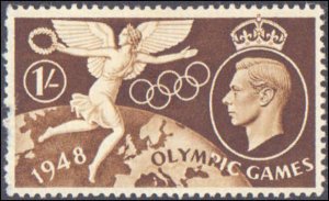 Great Britain #271-274, Complete Set(4), 1948, Olympics, Hinged