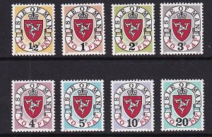 Isle of Man   #J1-J8  MNH  1973  postage due ''1973 Questa''