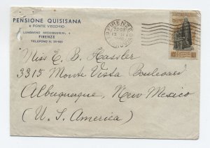 1948 Italy #492 30 lire St. Catherine cover to USA [y10416]