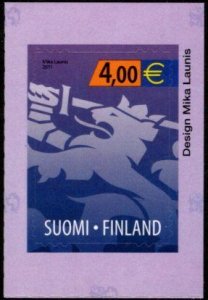 Finland 2011 MNH** - Heraldic Lion Type of 2002 - 4.00 Euro - Scott # 1384