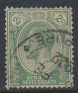 Straits Settlement  SG 219 SC# 180 Used  1921  see detail and scan  