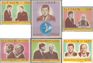 291576 MNH ECUADOR 1967 PERSONAJES