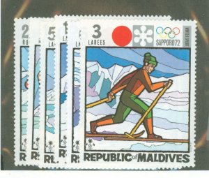 Maldive Islands #395-400 Mint (NH) Single (Complete Set)