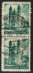 Germany Rhine Palatinate 6N24 VFU PAIR Y183-2