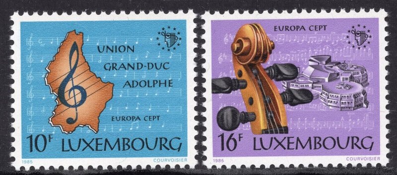 EUROPA CEPT 1985 - Luxembourg - European Music Year - MNH Set