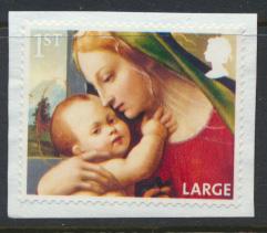 GB SG 3546  SC# 3238e Christmas 2013  1st Class  Large Used on piece 