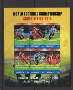 Micronesia  #905 (2010  World Cup of Soccer sheet of 6) VFMNH CV $7.50