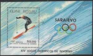 Guinea-Bissau #512 MNH 1984 Winter Olympics Souvenir Sheet