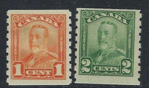 Canada 160-61 MH 1929 Coils (ak3128)