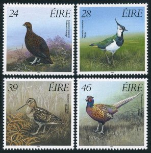 Ireland 755-758, 758a, MNH. Mi 690-693, Bl.7. Game birds 1989. Lagopus lagopus,