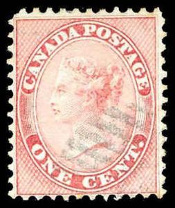 CANADA-f-a-1851-1899 ISSUES (TO 88c) 14(var) Used (ID # 85075)