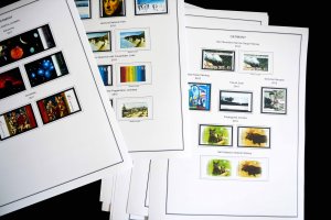 COLOR PRINTED GERMANY 2011-2020 STAMP ALBUM PAGES (89 illustrated pages)