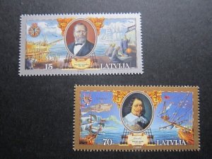 Latvia 2001 Sc 538-539 set MNH