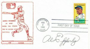 Autographed Al Epperly Baseball Rhp First Day Cover #2016 Jackie Robinson 1982