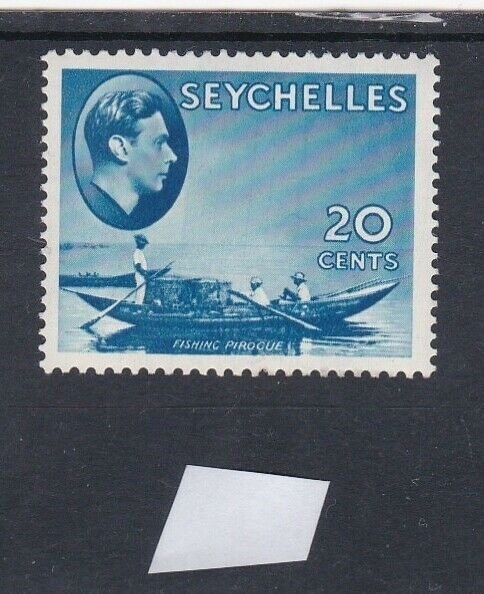 Seychelles 1938 Definitive 20c MH CV £45.00 (2 scans)