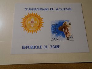 Zaire  #  1090  MNH Scouts   imperf