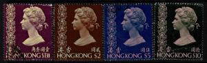 Hong Kong SC# 284-287, Used, Hinge Remnant - Lot 021917