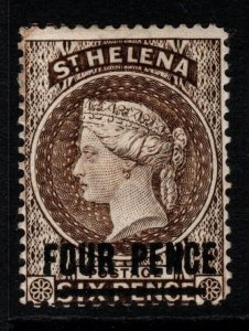 ST.HELENA SG43 1890 4d PALE BROWN MTD MINT