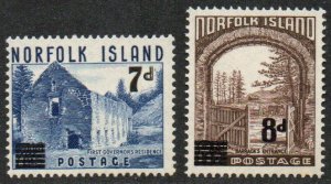 Norfolk Island Sc #21-22 MNH
