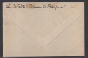 **Germany Graf Zeppelin Cover, SC# C41, Tied to Cover, Black CDS, 7/15/1931