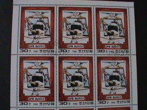 ​KOREA-1980-SC#1946- CONQUERORS OFSKY & SPACE-ANTHONY FOKKER -CTO-SHEET VF