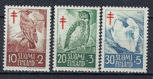 Finland B135-37 MNH 1956 Birds (ak2427)