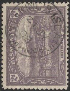 TASMANIA Australia 1905 Sc 104, Used, 2d  SOTN KING'S ISLAND postmark/ca...