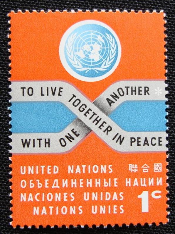 UN #104 MNH, Single, Peace, SCV $.20 L10