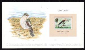 Birds of the World Stamp Collection #10b-Sierra Leone-Mint NH Didric Cuckoo stam