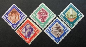 Russia 1957 #1963-1967 MH OG Russian Soviet 3rd Youth Games Moscow Set $2.50!!